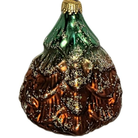 Vintage Elves Christmas Tree Ornament Blown Glass Elf Horn Holiday West Germany - Picture 4 of 8